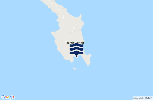 Carte des horaires des marées pour Thistle Island, Australia