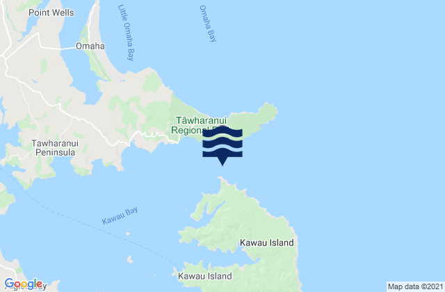 Carte des horaires des marées pour Thornton Light, New Zealand