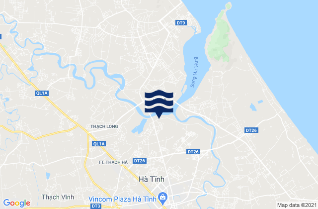 Carte des horaires des marées pour Thành Phố Hà Tĩnh, Vietnam