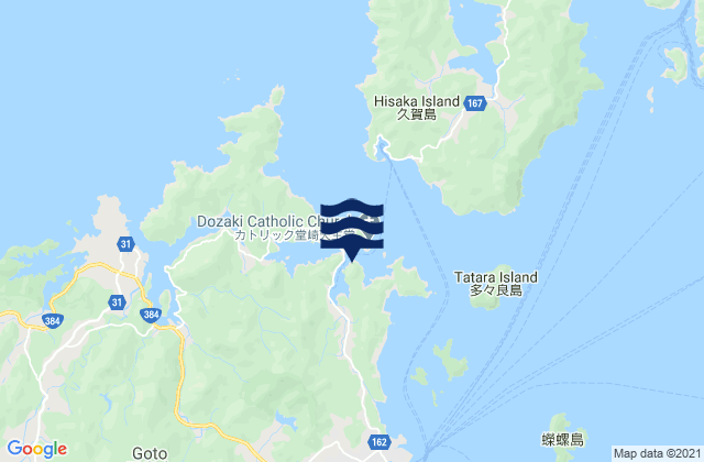 Carte des horaires des marées pour Togi Ura, Japan