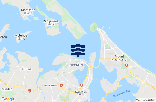 Carte des horaires des marées pour Town Wharf, New Zealand