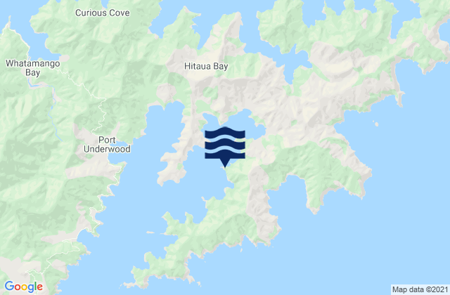 Carte des horaires des marées pour Tumbledown Bay, New Zealand