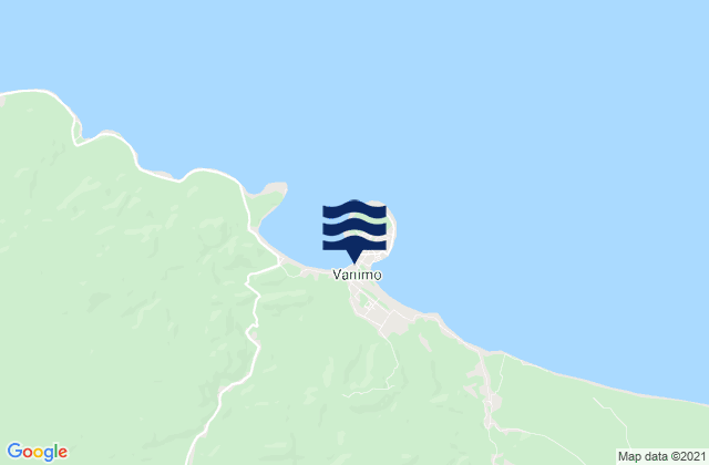 Carte des horaires des marées pour Vanimo, Papua New Guinea