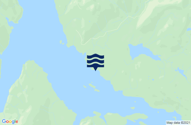 Carte des horaires des marées pour Village Rock Zimovia Strait, United States