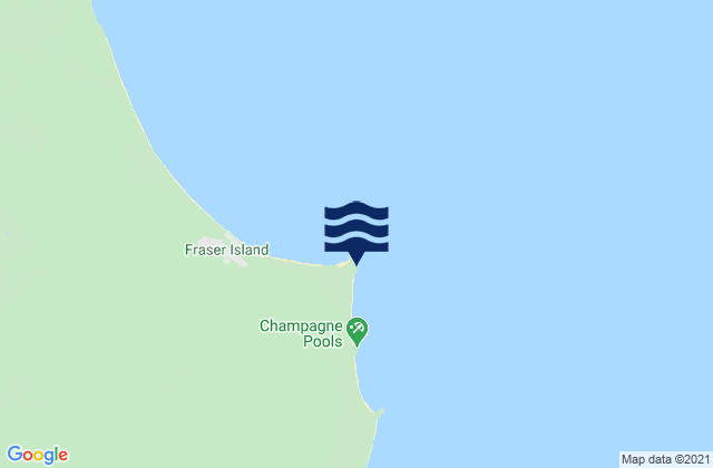 Carte des horaires des marées pour Waddy Point, Australia