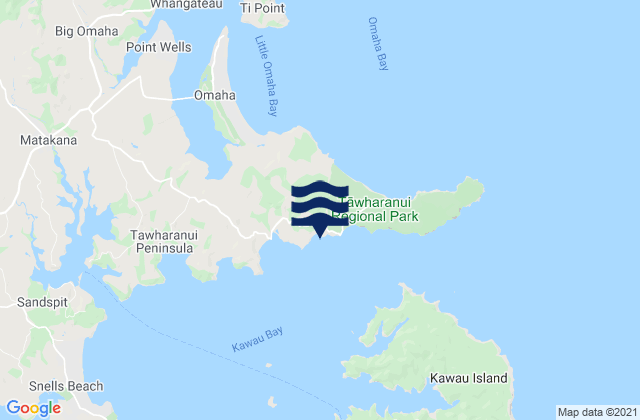 Carte des horaires des marées pour Waikauri Bay, New Zealand