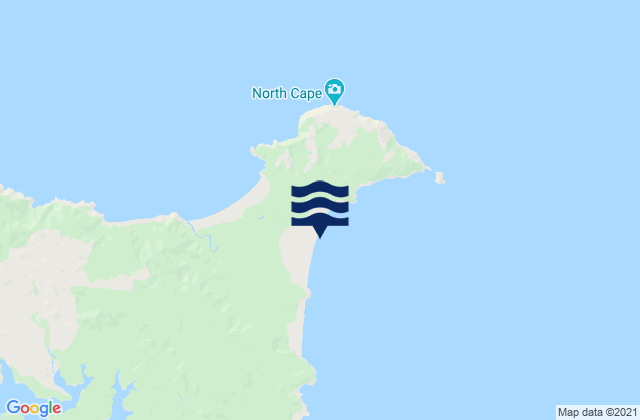 Carte des horaires des marées pour Waikuku Beach, New Zealand