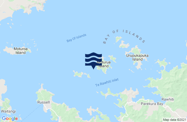 Carte des horaires des marées pour Waiti Bay, New Zealand