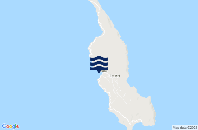 Carte des horaires des marées pour Wala, New Caledonia