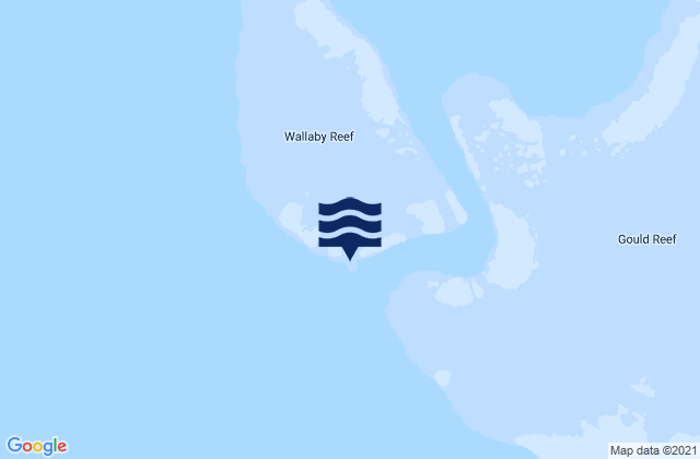 Carte des horaires des marées pour Wallaby Reef, Australia