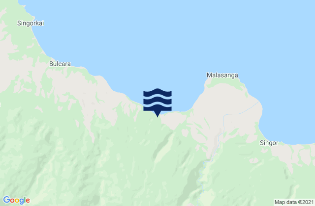 Carte des horaires des marées pour Wasu, Papua New Guinea