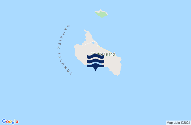 Carte des horaires des marées pour Wedge Island, Australia