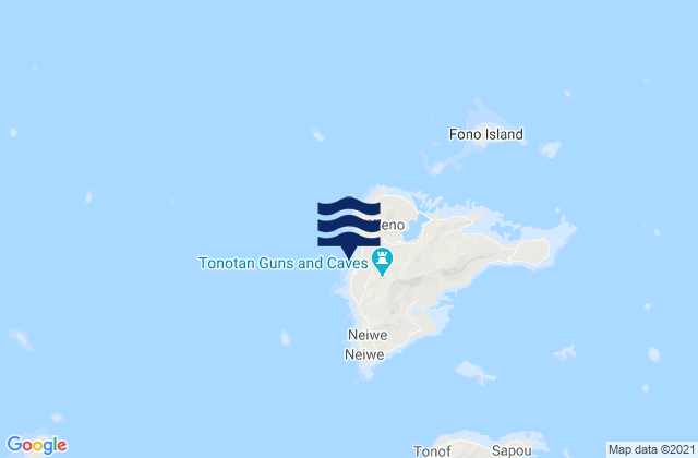 Carte des horaires des marées pour Weno Municipal Offices, Micronesia