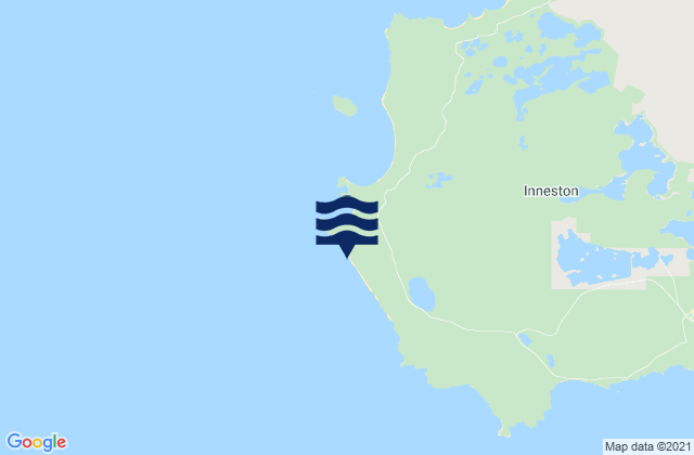 Carte des horaires des marées pour Westcape Beach, Australia