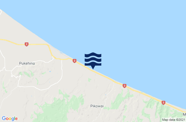 Carte des horaires des marées pour Whangaroa Bay, New Zealand