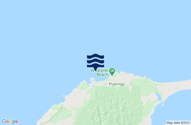 Carte des horaires des marées pour Wharariki Beach, New Zealand