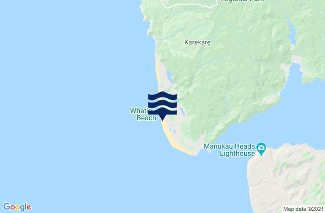 Carte des horaires des marées pour Whatipu Beach, New Zealand