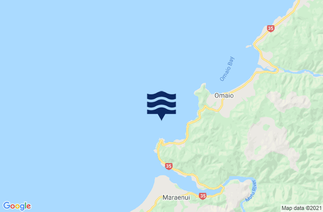 Carte des horaires des marées pour Whitianga Bay, New Zealand