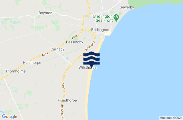 Carte des horaires des marées pour Wilsthorpe Beach, United Kingdom