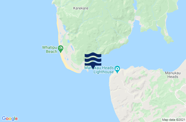 Carte des horaires des marées pour Wonga Wonga Bay, New Zealand