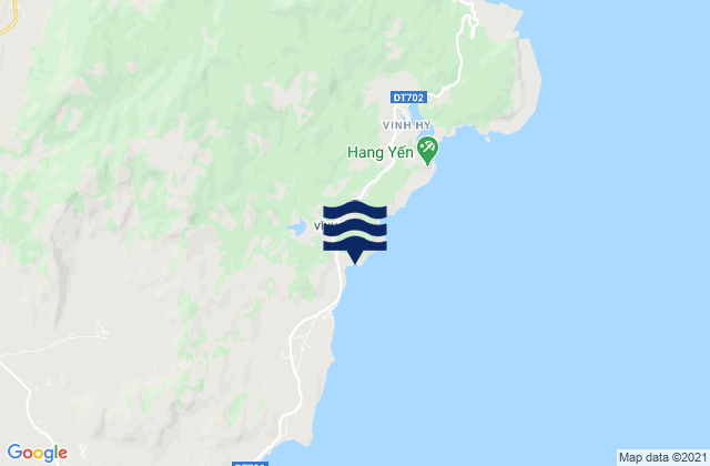 Carte des horaires des marées pour Xã Vĩnh Hải, Vietnam