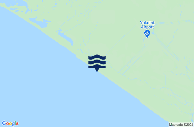 Carte des horaires des marées pour Yakutat (Cannon Beach), United States