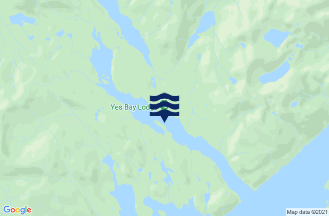 Carte des horaires des marées pour Yes Cannery (Yes Bay), United States