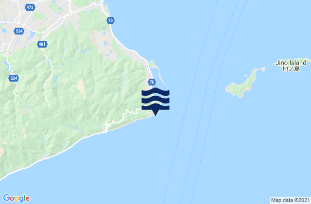 Carte des horaires des marées pour Yura Ko Tomogashima Suido, Japan